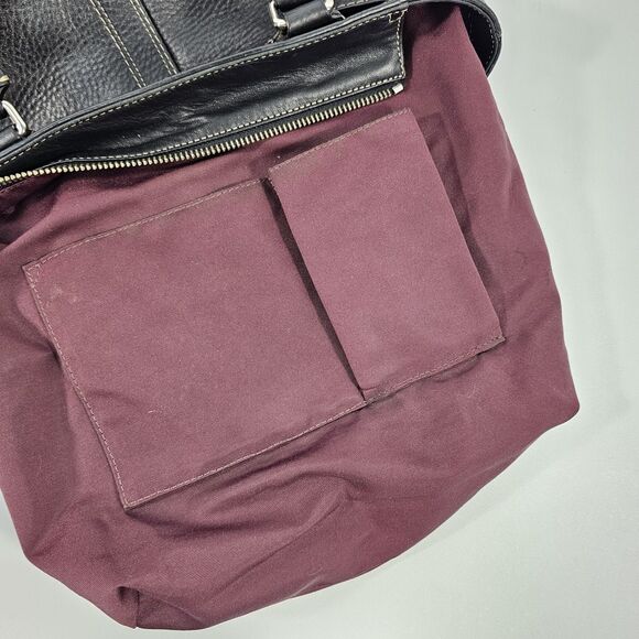 Coach Hamilton Hampton F13959 Black Pebbled Leather Shoulder Bag Turn Lock - Picture 8 of 12